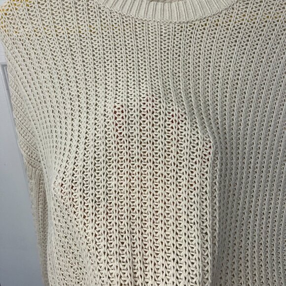 American Eagle Quilted Off-White Sweater Dress - Picture 2 of 6